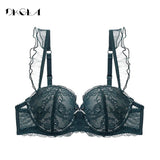 Sexy Lace Embroidery Push Up Bra Underwear Lingerie