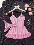 Women's Pink Lace Nightdress