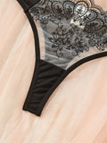 Women's Flower Pop Bra And Pantie Set