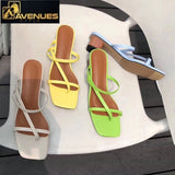 Women Low Heel Peep Toe Sandal