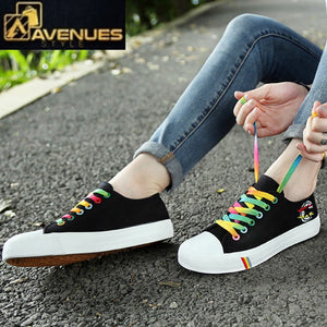 Women Casual Lace-up Canvas