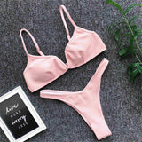 Two Piece Swimwear | High Cut Bikini Swimsuit for Women