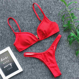 Two Piece Swimwear | High Cut Bikini Swimsuit for Women