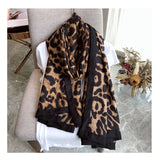 Women Animal Print Luxury Soft Scarf