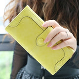 High Quality Long Matte Leather Wallets