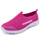 Women Breathable Mesh Light Flat Sneakers