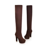 Women Sexy Thin Square Heel Boot