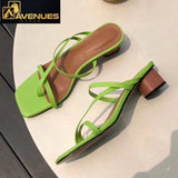 Women Low Heel Peep Toe Sandal