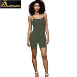 Women Sleeveless Bodycon Jumpsuits