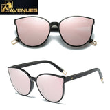 Flat Top Cat Eye Women Sunglasses