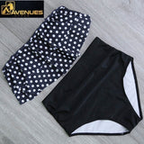 Women High Waist Swim Bathing Suit