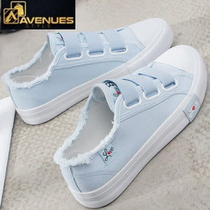 Women fashion Solid Superstar Loop Canvas