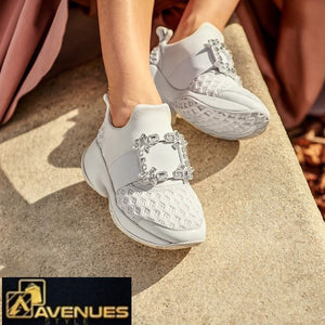 Rhinestone Women Breathable Mesh Shoes