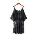 Women Off Shoulder Lace Nightgown