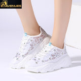 Woman's Breathable Flower Sneakers