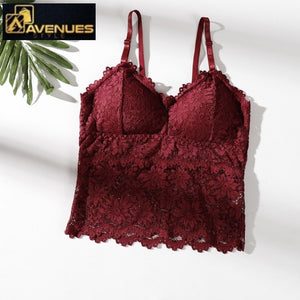 Women's Lace Beauty Strap Tops Push Up Bra