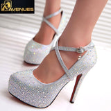 women high heels wedding shoes