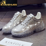 Crystal Transparent PVC Soles Sneakers