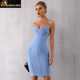 Women Spaghetti Strap Midi Party Dress