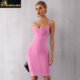 Women Spaghetti Strap Midi Party Dress