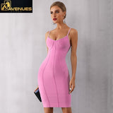 Women Spaghetti Strap Midi Party Dress