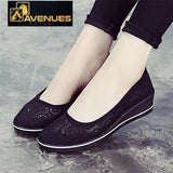 Women Flat Bottom Nurse Shoes