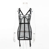 Women Sexy Perspective Mesh Dress