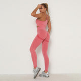 Long Sleeve Top High Waist Belly Control Legging Sport Suit