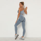 Long Sleeve Top High Waist Belly Control Legging Sport Suit