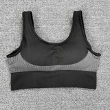 Dry Fit Two Piece Tight Crop top Bra Legging Gym Sets