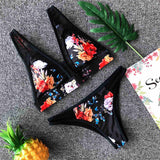 Sexy Floral Bikini Padded 2-Pieces Women Swimwear