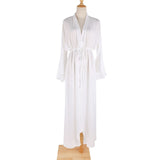 Women Long Maxi Dress Cover Up V-Neck Dress Robe Swimwear