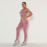 Long Sleeve Top High Waist Belly Control Legging Sport Suit