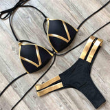 Women's Push Up Swimsuit Bra Cup 2-Pieces Bikini