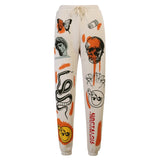 Sweat Harajuku Cartoon Printed Drawstring Cargo Pant Trousers