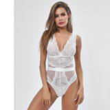 Women Deep V Neck Sexy Bodysuit Female Body