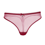 Transparent Low-Rise G-String Panties 3-Piece