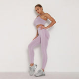 Long Sleeve Top High Waist Belly Control Legging Sport Suit