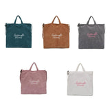 Corduroy Canvas Shopping Bags