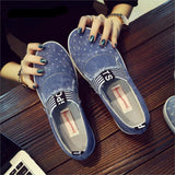 Women Denim Flats Casual Jeans Shoes