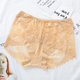 Women's Lace Briefs Transparent Seamless Panties