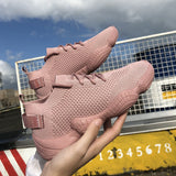 Mesh Lace-up High Quality Women's Shoes