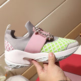 Rhinestone Women Breathable Mesh Shoes