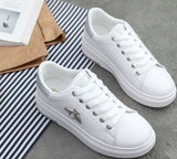 Women Breathable PU Leather Sneakers