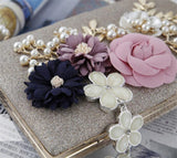 Handmade Floral Clutch Chain Purse