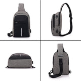 USB Charging Single Shoulder Bags