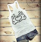 Women Sleeveless Cute Tops