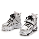 High Top leather Female Sneakers