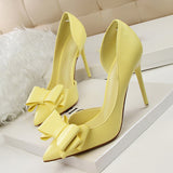 Women Sweet Bow-knot High Heel Shoes