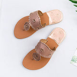 Summer Style Hair ball Flats Slippers